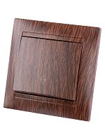 Выключатель на 2 направления 1 кл. 10А венге Лама TDM | код SQ1815-0406 | TDM