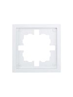 Рамка 1-мест. горизонт. ZIMA бел. LEZARD 704-0200-146