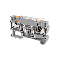 Клемма push-in с держателем предохранителя, 4 мм? MTP-4F | код 136801 | MEYERTEC