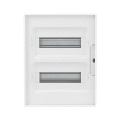 Щиток 24 мод встраиваемый FRAME ЩРв-П-24, белый, с прозрачной дверцей, с 4 шинами PEN (2шт на 8 отв. и 2шт на 6 отв.) F24B1WT DKC | код F24B1WT | DKC фото 2