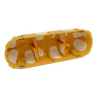 Коробка установочная для полых стен KPL 64-50 / 3LD (NA) 68х209х50мм | код KPL 64-50/3LD_NA | KOPOS