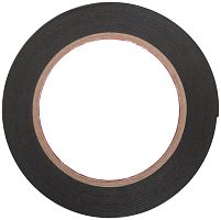 Лента монтажная клейкая на вспененной основе 15ммх5м черн. КУРС 11783