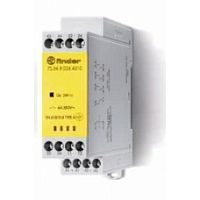 Модульное электромеханическое реле безопасности (реле с принудительным управлением контактами) SIL2, 3NO+1NC 6A, контакты AgSnO2, катушка 24В DC, винтовые клеммы, ширина 22.5мм, степень защиты IP20 | код 7S3490244310 | FINDER