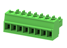 MC-RA3.81H03C Разъём гнездовой MC, шаг 3.81мм,3 конт., зел., шт | код MC-RA3.81H03C | SUPU