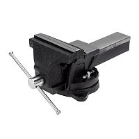 Тиски слесарные 150мм, поворотные, с наковальней KRANZ | код KR-12-5102 | KRANZ