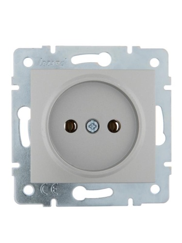 Механизм розетки 1-м СП Karina 16А IP20 без заземл. термопласт серебр. мат. LEZARD 707-4388-121B Механизм розетки 1-м СП Karina 16А IP20 без заземл. термопласт серебр. мат. LEZARD 707-4388-121B