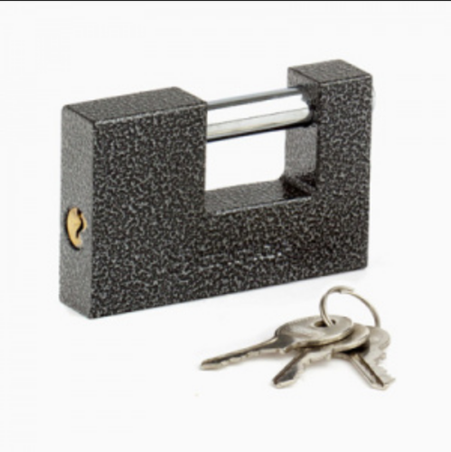 Замок навесной с латунным механизмом секрета, АЛЛЮР ВС1Ч-790 античное серебро | код 5758 | ПТК