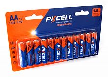 Щелочной/алкалиновый элемент питания PKCELL LR6-12B тип - AA 12 шт в блистере | код LR6-12B | PKCELL