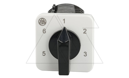 Переключатель BS 16 96 U, 3P, 20A, тип 1-2-3-4-5-6, 3NO на 1_6, на дверь, фронт IP40 | код EAC609866 | Rade Koncar