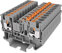 TP4-MT-GY Клемма TP с ножевым размыкателем, Push-in, сеч.4мм2, сер., шт | код TP4-MT-GY | SUPU