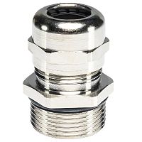 Кабельный ввод, M32x1,5, диапазон обслуживаемых кабелей 15-21 мм, IP68, латунь, тип покрытия: никель | код Z5.503.5021.0 | Wieland