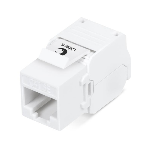 Cabeus KJ-RJ45-Cat.5e-180-Toolless Вставка Keystone Jack RJ-45(8P8C), 180 градусов, категория 5e, без инструмента Toolless, белая | код 7963c | Cabeus фото 2 Cabeus KJ-RJ45-Cat.5e-180-Toolless Вставка Keystone Jack RJ-45(8P8C), 180 градусов, категория 5e, без инструмента Toolless, белая | код 7963c | Cabeus фото 2