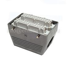 Розетка 48 полюсов, 16А, корпус металлический, боковой кабельный ввод EBM48PU10 | код EBM48PU10 | EMAS