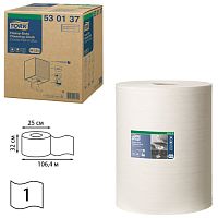 Протирочный нетканый материал TORK (Система W1, W2, W3) Premium, 280 л. в рулоне, 38х32 см, 530137 | код 126740 | TORK