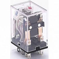 промежуточное Реле 2 конт. с инд. LED 5А 220В AC ПР-102 | код. 23215DEK | DEKraft