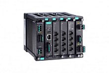 Коммутатор MDS-G4012-T Layer 2 full Gigabit modular managed Ethernet switch with 4 fixed Gigabit ports, 2 slots for optional 4-port GE/FE modules, 2 slots for isolated power modules, up to 12 Gigabit ports, t: -40/75 | код 00-06132179 | MOX