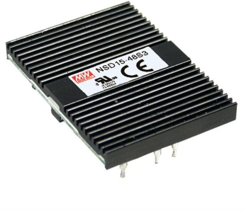 Источник питания DC-DC, 15Вт, вход 9,4…36В, выход 3,3В/0,18...3,75А, изоляция 1500В DC, корпус 50,8х38,1Х9,82мм, -25…+70С | код NSD15-12S3 | MeanWell Источник питания DC-DC, 15Вт, вход 9,4…36В, выход 3,3В/0,18...3,75А, изоляция 1500В DC, корпус 50,8х38,1Х9,82мм, -25…+70С | код NSD15-12S3 | MeanWell