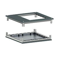 Крыша с фланцем и основание для 19 IT-CQE 600x800, RAL7011 | код R5RKTB68FIT | DKC