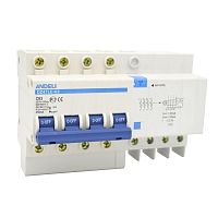 Диф. автомат DZ47LE-63 4P 50A 30mA тип AC х-ка С 6kA (ANDELI) | код ADL02-015 | ANDELI