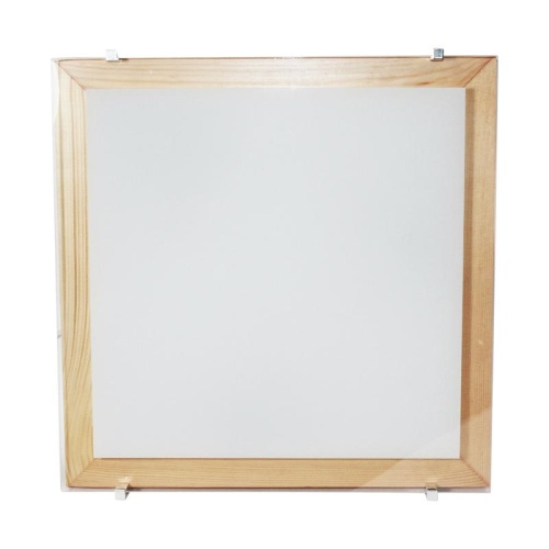 Светильник Полесье 400х400 НПБ 09-3х40-003 М97 белый корпус сосна держатель хром ИУ | код 1005205893 | Элетех