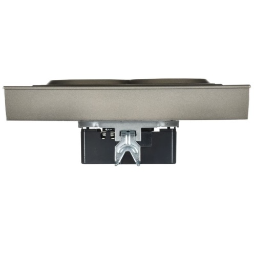 Розетка 2-м СП BRITE РСшПл12-3-БрШ 16А в сборе с заземл. защ. шторки плоская шампань IEK BR-R28-16-K37-F фото 4 Розетка 2-м СП BRITE РСшПл12-3-БрШ 16А в сборе с заземл. защ. шторки плоская шампань IEK BR-R28-16-K37-F фото 4