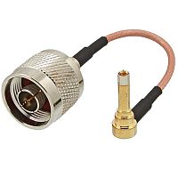 Разъём высокочастотный RUICHI N-J3CY/ RG316/ C2-JW3Y-100 мм, длина 10 см | код 93343 | Ruichi