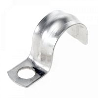 Скоба крепежная однолапковая СМО d25-26мм отв. d6.5мм метал. (уп.100шт) | код PR08.4860 | Промрукав