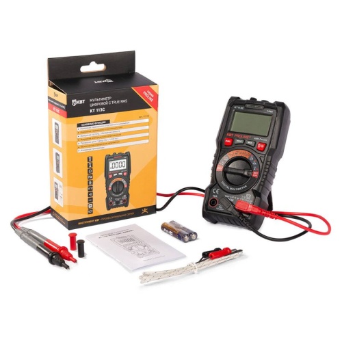 Мультиметр цифровой KT 113С серия PROLINE | код 91918 | КВТ фото 7