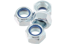 Гайка DIN 985 М8 самоконтрящаяся класс прочности 6 покрытие цинк | код DIN985-М8 | Крепдил