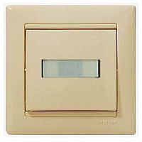 Выключатель 1-клавишный VALENA CLASSIC, с подсветкой, скрытый монтаж, слоновая кость | код. 774349 | Legrand
