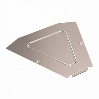 Крышка угла горизонтального 45 градусов Стандарт INOX (AISI 409) 400 Промрукав | код PR16.3490 | ПРОМРУКАВ