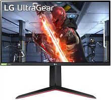 Монитор LG 27 UltraGear 27GN650-B черный/красный IPS LED 1ms 16:9 HDMI матовая HAS Piv 1000:1 350cd 178гр/178гр 1920x1080 144Hz G-Sync DP FHD 7.2кг | код 1885889 | LG