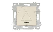 Rita - Выключатель с подсветкой, пруж. зажимы, сл.кость | код 2200-415-0102 | Mutlusan