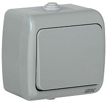 Выключатель 1-кл. 1п ОП Aquatic 10А IP54 ВС-20-1-0-А сер. | код EVA10-K03-10-54 | IEK