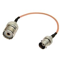 Разъём высокочастотный RUICHI SL16-K-1.5-RG316-15CM-BNC-K-1.5, длина 15 см | код 104943 | Ruichi