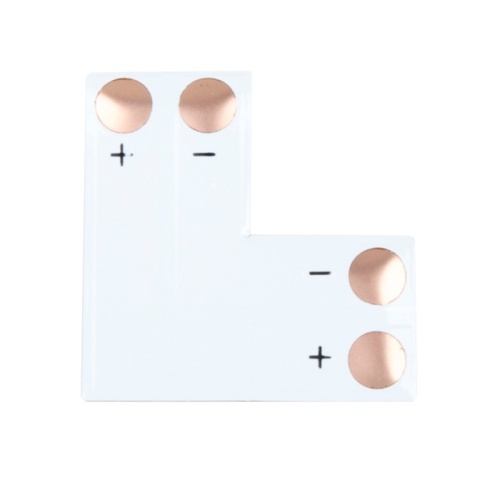 Плата соединительная (L) для одноцветных светодиодных лент шириной 10 мм LAMPER | код 144-122 | LAMPER