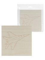 Набор досок для выжигания Техника, 150х150 мм, 5 шт., пакет, TDM | код SQ1025-1202 | TDM