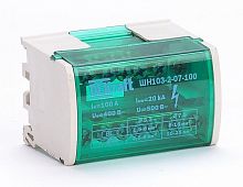 Кросс-модуль на DIN-рейку 2х7 групп, 100А ШН-103 a | код. 32015DEK | DEKraft