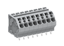 245210 Разъём МС серии 245,шаг 5.0 мм, 10 конт., сеч. 4мм2, сер., шт | код 245210 | SUPU
