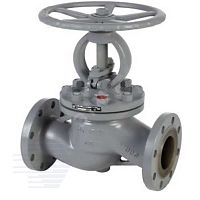 Клапан запорный стальной фланцевый 15с22нж Ду 150 Ру40 | код 007-8266 | КНР