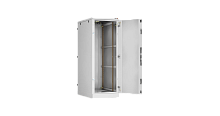 Напольный шкаф 19, 33U, промышленный, цельнометаллические двери, степень защиты IP54, Ш600хВ1674хГ800мм, серый. | код TFM-336080-MMMM-GY | TLK