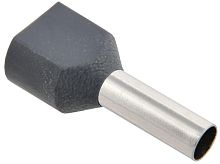 Наконечник-гильза НГИ2 4,0-12 (серый, 20шт) | код. UTE10-4-D4-0-100 | IEK