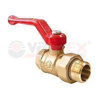 Кран шаровой латунный OPTIMA с американкой ВР/НР рычаг 1/2дюйм (80/20) | код VF.225.L0R1.012 | VALFEX