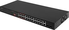 Коммутатор TP-Link TL-SL1226P (L2) 24x100Мбит/с 2x1Гбит/с 2xКомбо(1000BASE-T/SFP) 24PoE+ 250W неуправляемый | код 1412461 | TP-Link