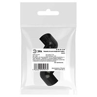 Угол внешний для полукруглого кабель-канала 30х13мм графит OC-KK-30-13-GR 2шт/комплект | код Б0064963 | ЭРА