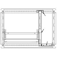 Комплект для создания кабельного отсека, для шкафов DAE/CQE 1800 x 400 | код R5PFI1840 | DKC
