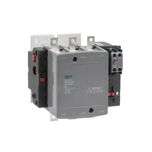 Контактор 115А 220В_АС АС3_ АС4 1НО+1НЗ КМ-102 | код 21937DEK | DEKraft