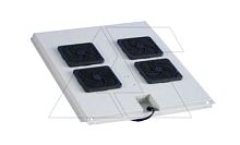 Блок вентиляторов (4шт) для шкафа серии A глубиной 1000мм, черный | код SA0015112 | Toten