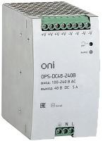 Блок питания OPS 220В AC/48В DC 240Вт ONI | код OPS-DC48-240B | ONI