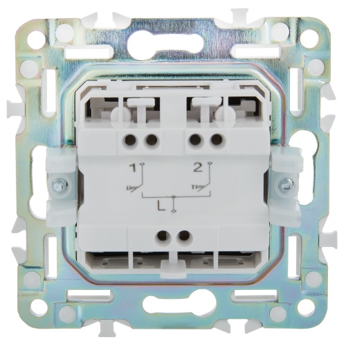 SKANDY Выключ. жалюзи 10А SK-V12G граф. IEK | код SK-V15-0-10-K53 | IEK фото 3